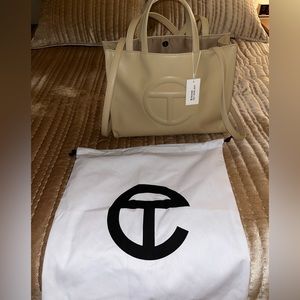 Medium cream beige Telfar